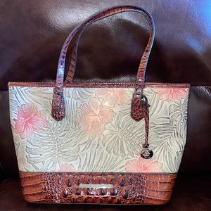 Used Brahmin leather bag